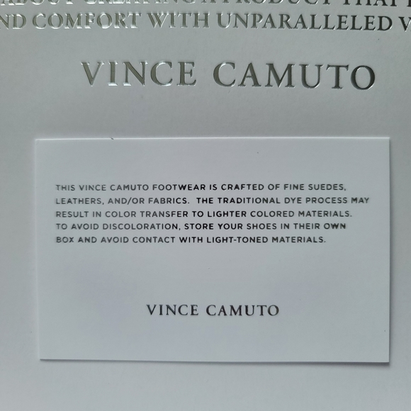 SOLD - VINCE CAMUTO Leather Wedge Summer Sandal Ladies 7.5 - Picture 9 of 16